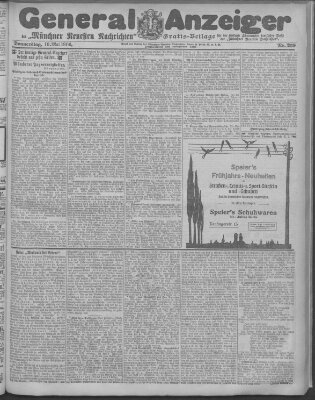 Münchner neueste Nachrichten Donnerstag 10. Mai 1906