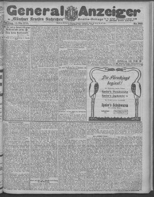 Münchner neueste Nachrichten Samstag 12. Mai 1906