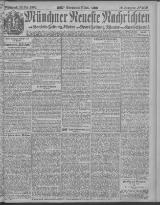 Münchner neueste Nachrichten Mittwoch 30. Mai 1906