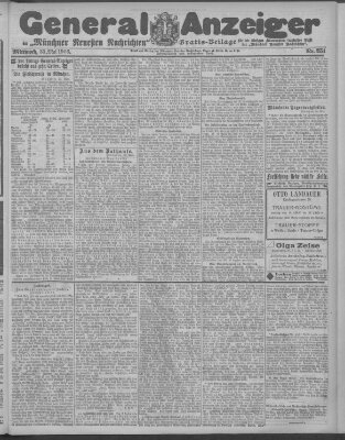 Münchner neueste Nachrichten Mittwoch 30. Mai 1906