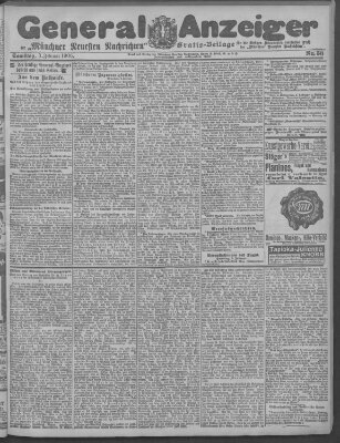 Münchner neueste Nachrichten Samstag 3. Februar 1906