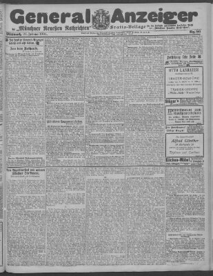 Münchner neueste Nachrichten Mittwoch 21. Februar 1906