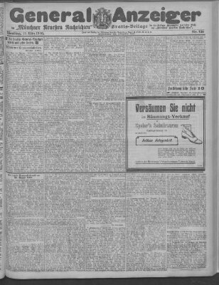 Münchner neueste Nachrichten Dienstag 13. März 1906