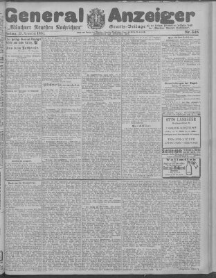 Münchner neueste Nachrichten Freitag 23. November 1906