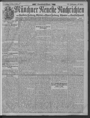 Münchner neueste Nachrichten Freitag 1. Juni 1906