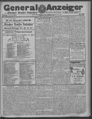 Münchner neueste Nachrichten Freitag 15. Juni 1906