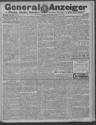 Münchner neueste Nachrichten Freitag 22. Juni 1906