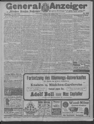 Münchner neueste Nachrichten Samstag 30. Juni 1906