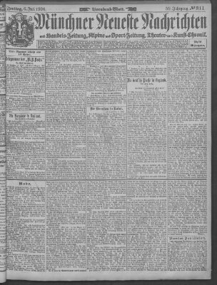 Münchner neueste Nachrichten Freitag 6. Juli 1906