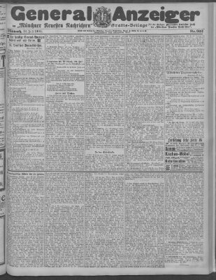 Münchner neueste Nachrichten Mittwoch 18. Juli 1906