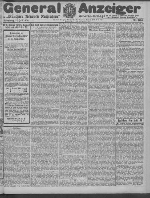 Münchner neueste Nachrichten Dienstag 31. Juli 1906