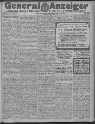 Münchner neueste Nachrichten Montag 9. April 1906