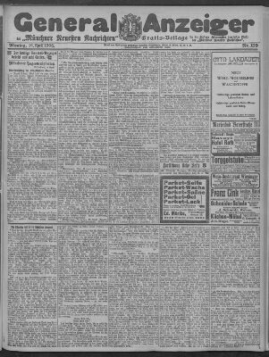 Münchner neueste Nachrichten Montag 16. April 1906