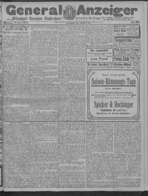 Münchner neueste Nachrichten Montag 30. April 1906