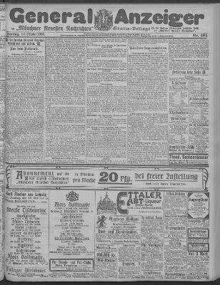 Münchner neueste Nachrichten Freitag 16. Oktober 1903