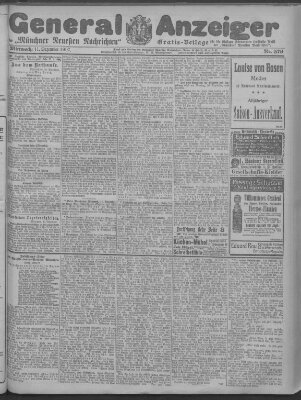 Münchner neueste Nachrichten Mittwoch 11. Dezember 1907