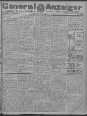 Münchner neueste Nachrichten Dienstag 17. Dezember 1907