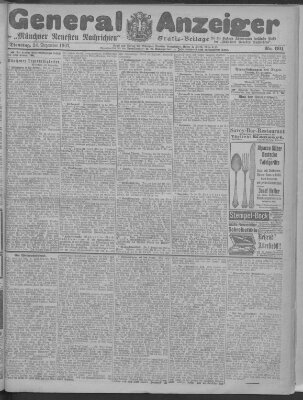 Münchner neueste Nachrichten Dienstag 24. Dezember 1907