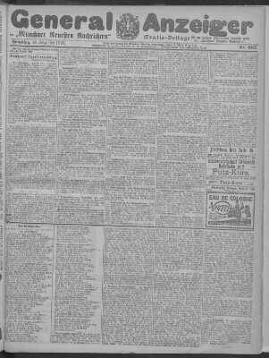 Münchner neueste Nachrichten Samstag 28. Dezember 1907