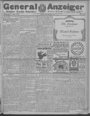 Münchner neueste Nachrichten Montag 25. März 1907