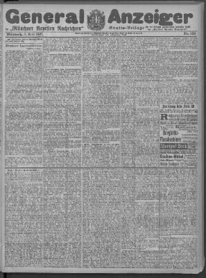 Münchner neueste Nachrichten Mittwoch 3. April 1907