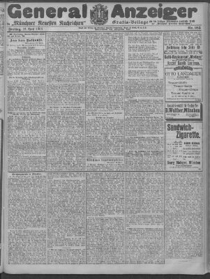 Münchner neueste Nachrichten Freitag 19. April 1907