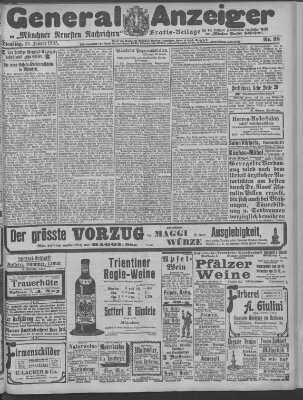 Münchner neueste Nachrichten Dienstag 24. Januar 1905