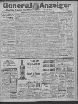 Münchner neueste Nachrichten Samstag 28. Januar 1905