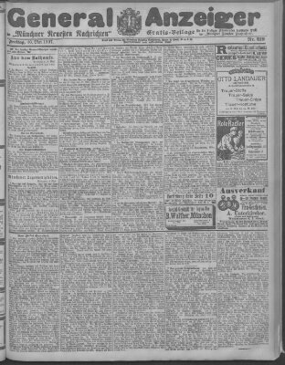 Münchner neueste Nachrichten Freitag 10. Mai 1907