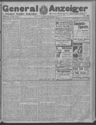 Münchner neueste Nachrichten Montag 13. Mai 1907