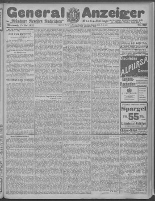 Münchner neueste Nachrichten Mittwoch 15. Mai 1907