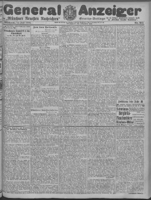 Münchner neueste Nachrichten Mittwoch 12. Juni 1907