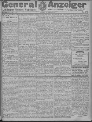 Münchner neueste Nachrichten Freitag 21. Juni 1907