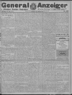 Münchner neueste Nachrichten Freitag 28. Juni 1907