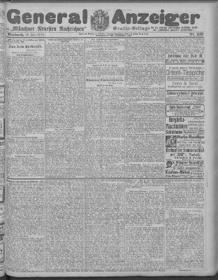 Münchner neueste Nachrichten Mittwoch 10. Juli 1907