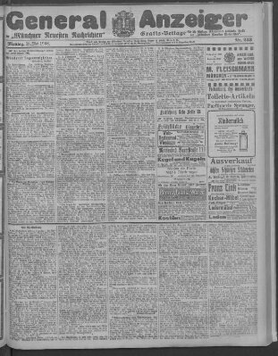 Münchner neueste Nachrichten Montag 18. Mai 1908