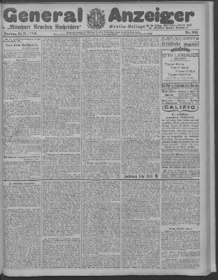 Münchner neueste Nachrichten Freitag 22. Mai 1908