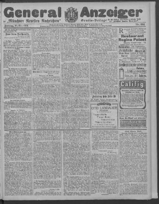 Münchner neueste Nachrichten Freitag 29. Mai 1908