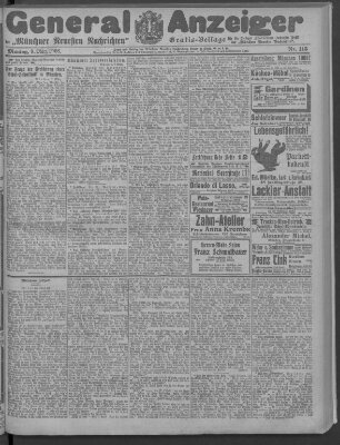 Münchner neueste Nachrichten Montag 9. März 1908