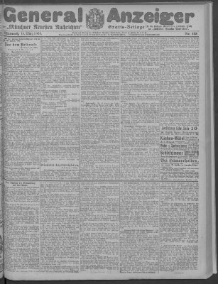 Münchner neueste Nachrichten Mittwoch 18. März 1908