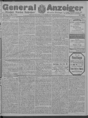 Münchner neueste Nachrichten Freitag 17. April 1908