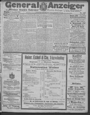 Münchner neueste Nachrichten Montag 2. November 1903