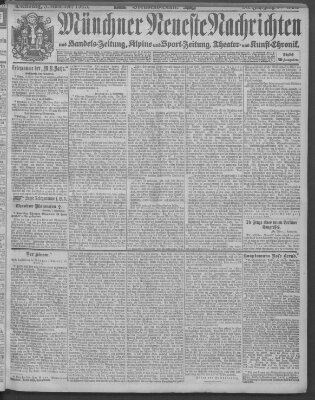 Münchner neueste Nachrichten Dienstag 3. November 1903