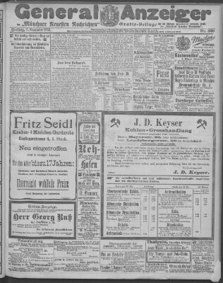 Münchner neueste Nachrichten Freitag 6. November 1903