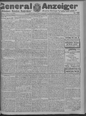 Münchner neueste Nachrichten Freitag 8. November 1907