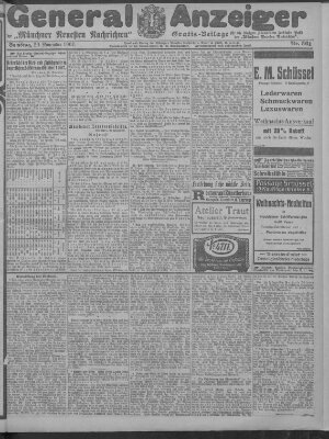 Münchner neueste Nachrichten Samstag 30. November 1907