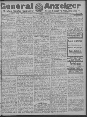 Münchner neueste Nachrichten Donnerstag 29. Oktober 1908