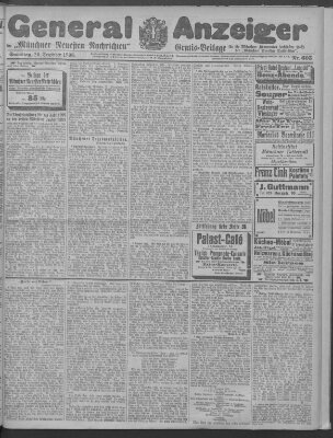 Münchner neueste Nachrichten Samstag 26. Dezember 1908