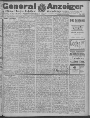 Münchner neueste Nachrichten Samstag 24. September 1910