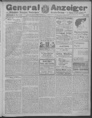 Münchner neueste Nachrichten Mittwoch 10. April 1912